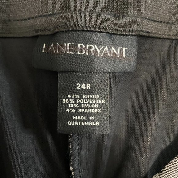 Lane Bryant Womens Plus size 24R The Allie Stretch Plaid Pants Casual Business - Picture 4 of 10